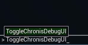 Chronis Debug Command