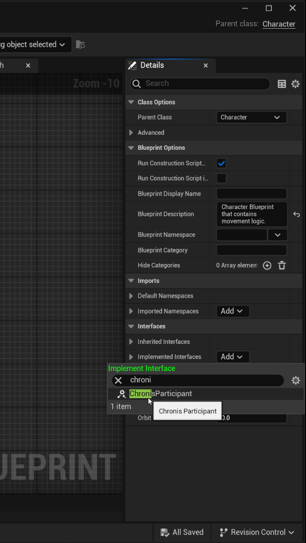 Chronis Interface